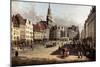 Dresden, the Old Market from Castle Street-Bernardo Bellotto-Mounted Art Print