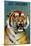 Dresden Zoo Poster With A Tiger-Dresden Zoo-Mounted Art Print
