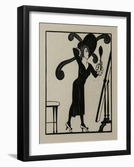 Dress, 1920-Eric Gill-Framed Giclee Print