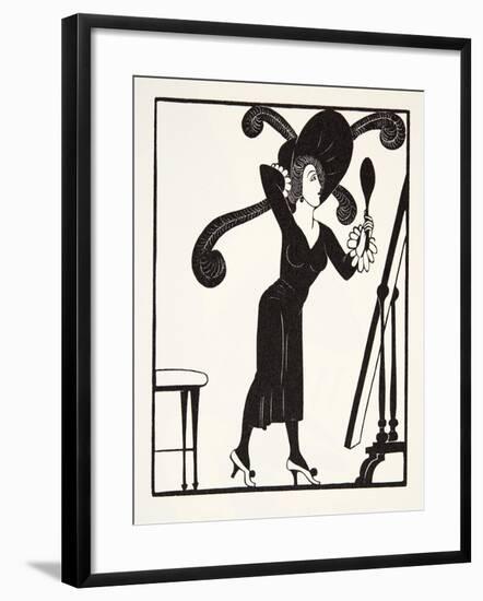 Dress, 1921-Eric Gill-Framed Giclee Print