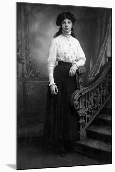 Dress and Blouse C.1905-null-Mounted Photographic Print