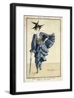 Dress and Cape 1914-null-Framed Art Print