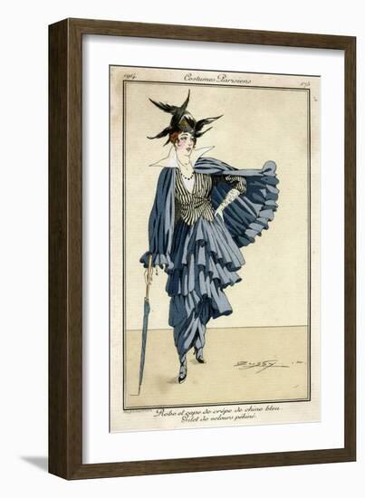 Dress and Cape 1914-null-Framed Art Print