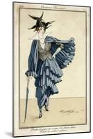 Dress and Cape 1914-null-Mounted Art Print