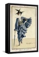 Dress and Cape 1914-null-Framed Stretched Canvas