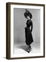 Dress by Christian Dior, 1948 (New Look Style)-null-Framed Photo