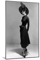 Dress by Christian Dior, 1948 (New Look Style)-null-Mounted Photo