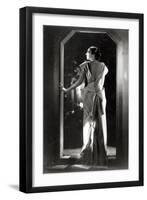 Dress Designed by Madeleine Vionnet (1876-1975) (B/W Photo)-Reutlinger Studio-Framed Giclee Print