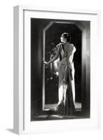 Dress Designed by Madeleine Vionnet (1876-1975) (B/W Photo)-Reutlinger Studio-Framed Giclee Print