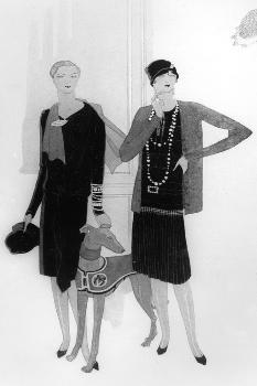 Dress Designs by Chanel, Illustration from 'Vogue' Magazine, 1 April,  1927' Giclee Print 