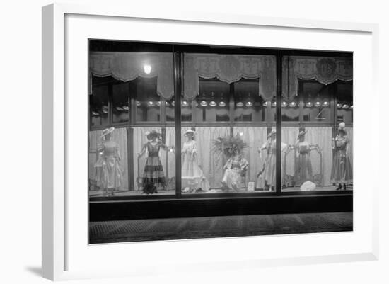 Dress Display in a Store Window-null-Framed Photographic Print