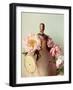 Dress Form and Peonies 1-null-Framed Premium Giclee Print