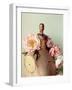 Dress Form and Peonies 1-null-Framed Premium Giclee Print