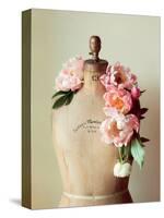 Dress Form and Peonies 2-null-Stretched Canvas