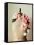 Dress Form and Peonies 2-null-Framed Stretched Canvas