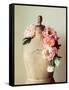 Dress Form and Peonies 2-null-Framed Stretched Canvas