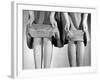 Dress Hemlines Displayed to Show Shorter Hem an Effort to Conserve Fabric During WWII-Nina Leen-Framed Photographic Print