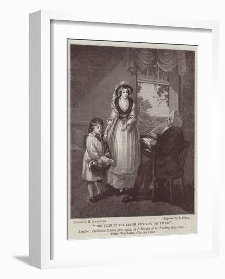 Dress, Manners, and Art in the Last Century-Henry Singleton-Framed Giclee Print