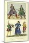Dress of the 16th and 17th Centuries-null-Mounted Giclee Print