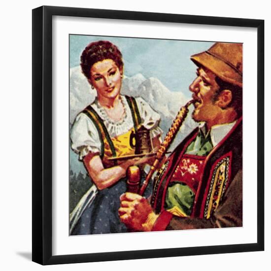 Dress of the Tyrol-McConnell-Framed Giclee Print