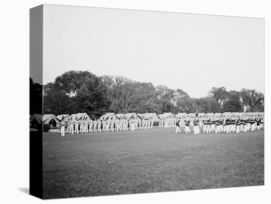 Dress Parade, Band Passing in Review, West Point, N.Y.-null-Stretched Canvas