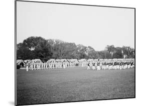 Dress Parade, Band Passing in Review, West Point, N.Y.-null-Mounted Photo
