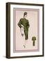 Dress Suit with Dolman Sleeve-null-Framed Art Print