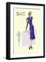 Dress Suit with Pleats-null-Framed Art Print