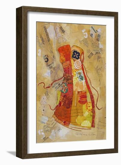 Dress Whimsy II-Elizabeth St. Hilaire-Framed Art Print