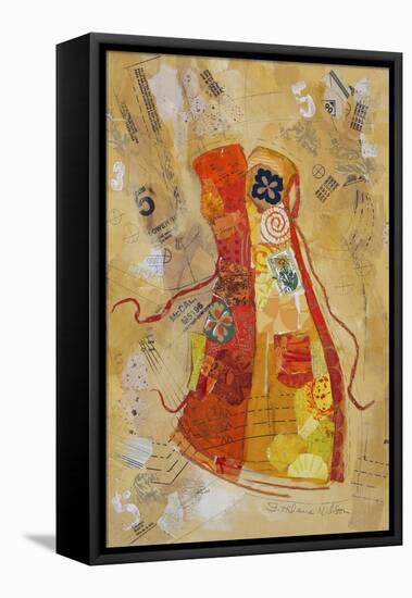 Dress Whimsy II-Elizabeth St. Hilaire-Framed Stretched Canvas