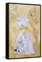 Dress Whimsy III-Elizabeth St. Hilaire-Framed Stretched Canvas