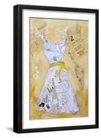 Dress Whimsy III-Elizabeth St. Hilaire-Framed Art Print