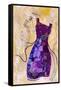 Dress Whimsy IV-Elizabeth St. Hilaire-Framed Stretched Canvas