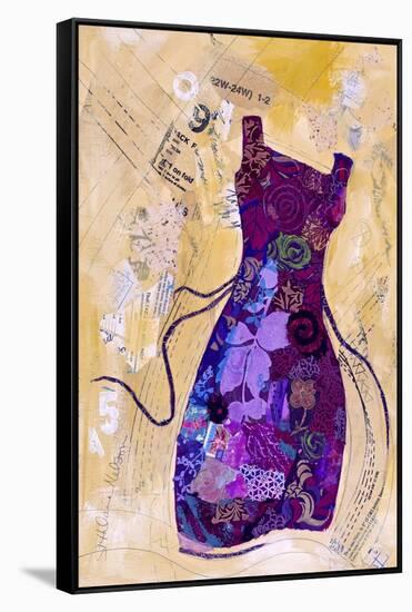 Dress Whimsy IV-Elizabeth St. Hilaire-Framed Stretched Canvas