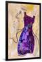 Dress Whimsy IV-Elizabeth St. Hilaire-Framed Art Print