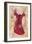 Dress Whimsy V-Elizabeth St. Hilaire-Framed Art Print