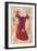 Dress Whimsy V-Elizabeth St. Hilaire-Framed Art Print