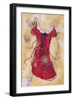 Dress Whimsy V-Elizabeth St. Hilaire-Framed Art Print