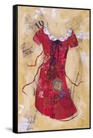 Dress Whimsy V-Elizabeth St. Hilaire-Framed Stretched Canvas