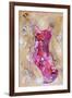 Dress Whimsy VI-Elizabeth St. Hilaire-Framed Art Print