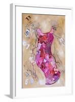 Dress Whimsy VI-Elizabeth St. Hilaire-Framed Art Print