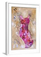 Dress Whimsy VI-Elizabeth St. Hilaire-Framed Art Print