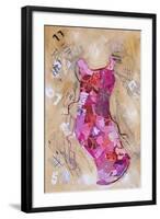 Dress Whimsy VI-Elizabeth St. Hilaire-Framed Art Print