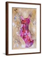 Dress Whimsy VI-Elizabeth St. Hilaire-Framed Art Print