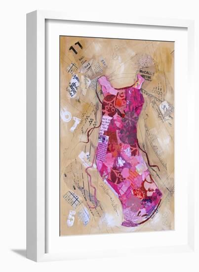 Dress Whimsy VI-Elizabeth St. Hilaire-Framed Art Print