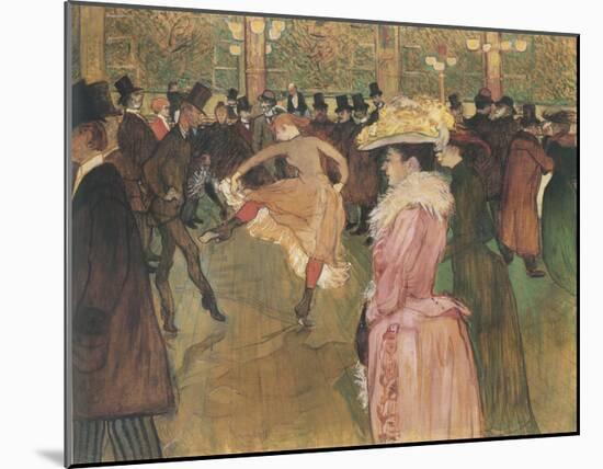 Dressage des nouvelles, par Valentin le Desosse (Moulin Rouge)-Henri de Toulouse-Lautrec-Mounted Giclee Print