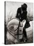 Dressage - The Transition-Pete Kelly-Stretched Canvas