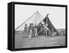 Dressed Beef Hanging in Tent During American Civil War-Stocktrek Images-Framed Stretched Canvas