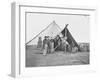 Dressed Beef Hanging in Tent During American Civil War-Stocktrek Images-Framed Photographic Print