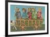 Dressed Kittens Go for a Hayride-null-Framed Premium Giclee Print